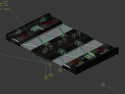 Satellite City Objects - Road 20 3D model