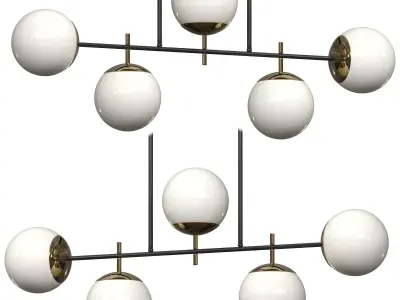 Alluria Linear Suspension Light 3D model