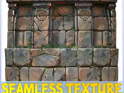 Stylized Wall Seamless Texture Texture