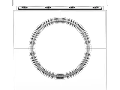 Black Kitchen Hood 3D model