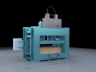 Sheet cold press 3D model