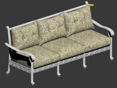 Garden sofa 3D model
