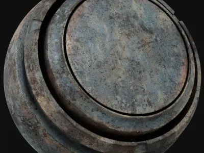 Painted Metal Substance Smart Materials - Vol 3 Texture