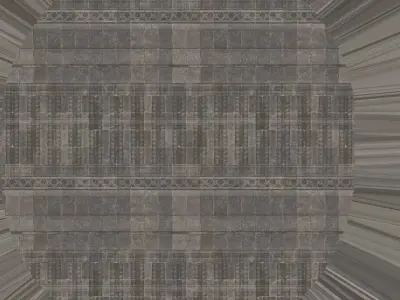 Alien Nile River Temples 3D model