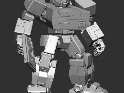 Nintendo robot version 2  3D print model