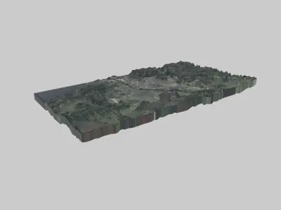 RIGA City Low-poly 3D model