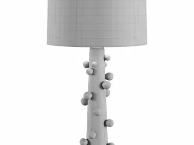 Bourgeon Lamp Low-poly 3D model