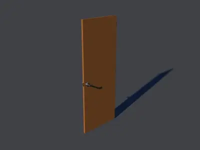Wooden Door - Puerta de Madera 3D model
