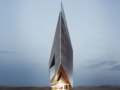 Office Building Archviz 3D model