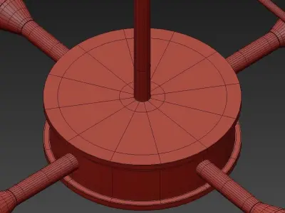 White Gold Drum 3D model