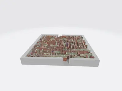 Maze or Labyrinth Free 3D model