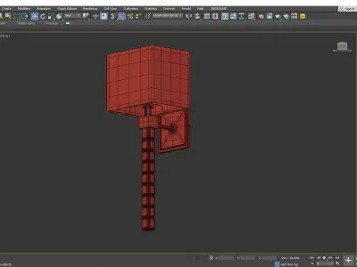 Highball Large Sconce Low-poly 3D model