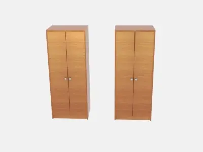 Home Seville 2 Door Wardrobe Low-poly 3D model