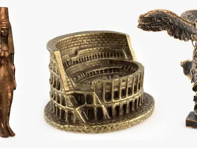  Bronze Statuettes Collection 