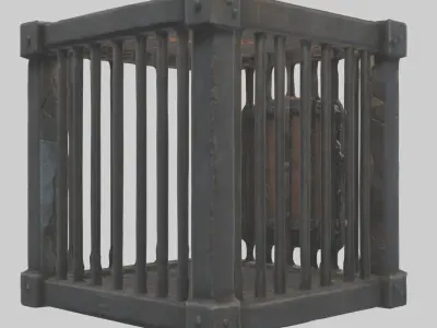 Dungeoncage Model Low-poly 3D model