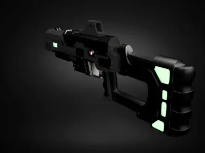 Sci-Fi Gun 3D model