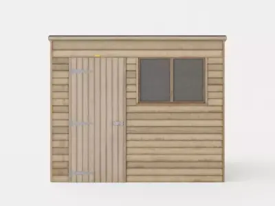 Wheather Board Low-poly 3D model