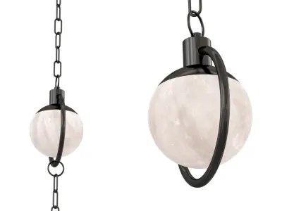 Alabaster Chandelier 3D model