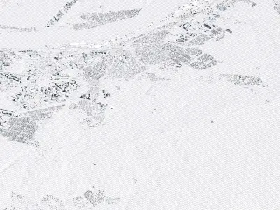 Perm Russia City Landscape 3D Model 3D model