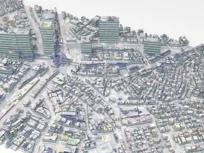 Shibuya Japan 3D model