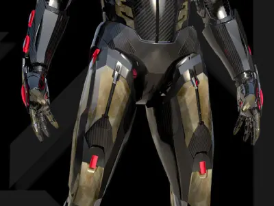 Iron Man MK C42 Chaos Armor 3D model