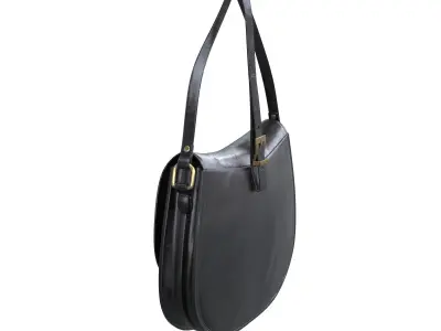 Handbag-MILANO leather shoulder bag Low-poly 3D model