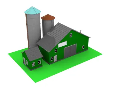 HO scale SUGAR WAREHOUSE 1 87 SCALE FOR RAILWAY DIORAMA MODEL 3D print model