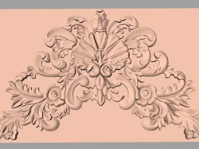 Artcam 3D relief STL models for CNC woodworking E115 3D model