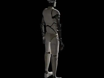 Futuristic Cyborg  3D model