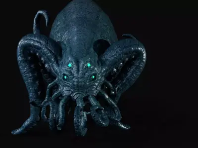 Alien Monster Low-poly 3D model buy