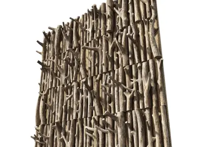 Branch decor n89f 3D model