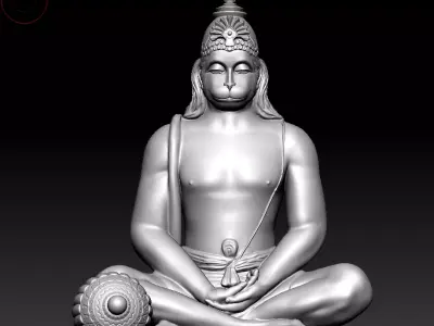 Hanuman ji 3D print model