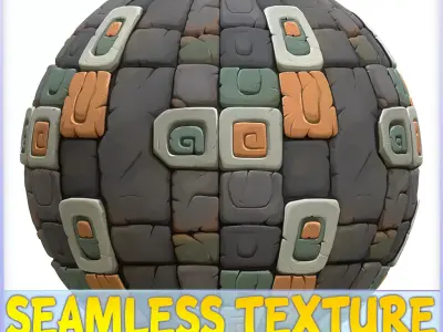 Stylized Floor Seamless Texture Texture 4
