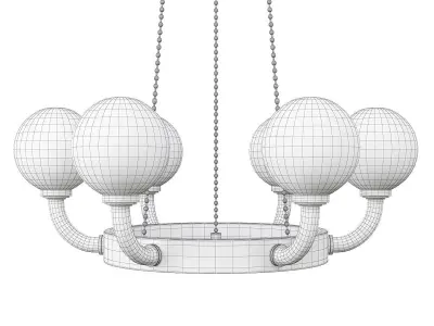 WERNER CHANDELIER Low-poly 3D model