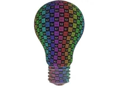 filament light bulb 3D model