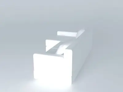 Sofa piece of furniture with light Free 3D model