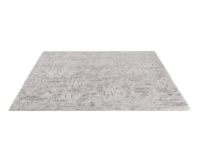 KISAN SILK WOOL RUG 3D model