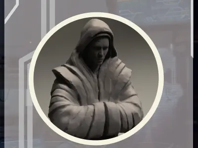 Star wars 3d printable jedi temple statue figurine 3D print model