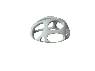 SciFi Cube Object No 51514 Low Poly Shape Low-poly 3D model