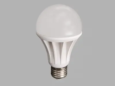Led Light bulb Low-poly 3D model
