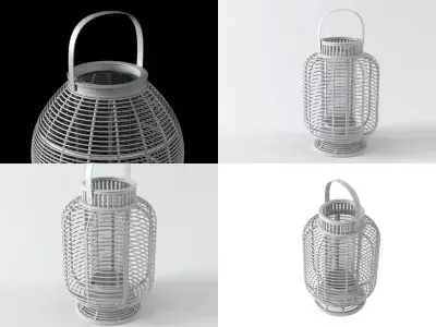 Mekong lanterns 3D model