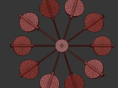 PACE Chandelier 3D model