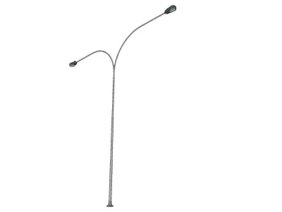 Lamp Post - Light Pole - Light Post - Street Light 02 3D model