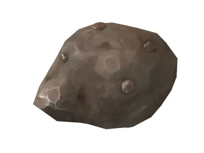Iron Rock - Game Ready Low-poly 3D model