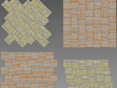 Wall to Wall Carpet Tile No 1 3D model
