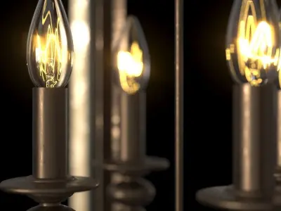 Troy Morgan Four Lights Lantern Pendant 3D model