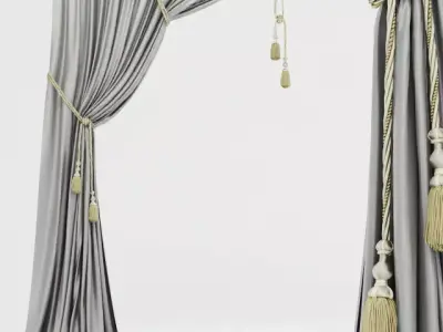 curtain shtore 3D model