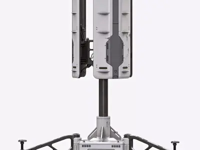 Sci Fi Portable Radar 3D model