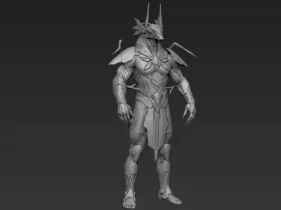 Anubis Cyber Suit 3D model