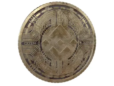 Binance Coin v5 005 3D model